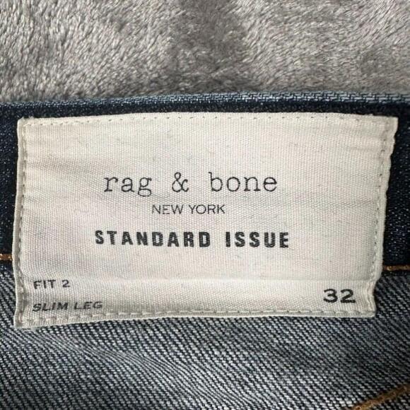 Rag & Bone Jeans Mens 32 USA - American Selvedge Denim Tempest Slim Leg Fit 2 - Picture 4 of 16
